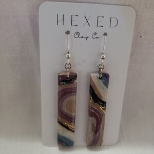 Beautiful Handmade Earrings by  Hexed Clay Company